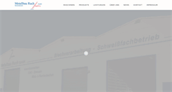 Desktop Screenshot of metallbau-ruch.de